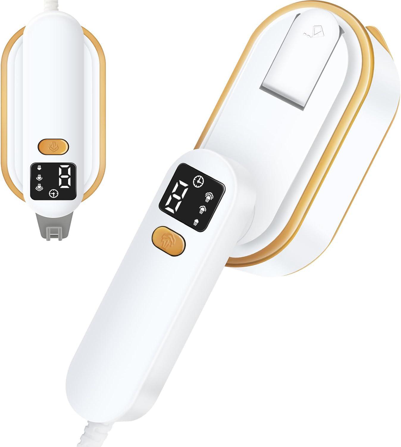 Smart Digital Handheld Garment Steamer: Portable Wall-Mounted Electric Iron with Display EU Voltage 220V