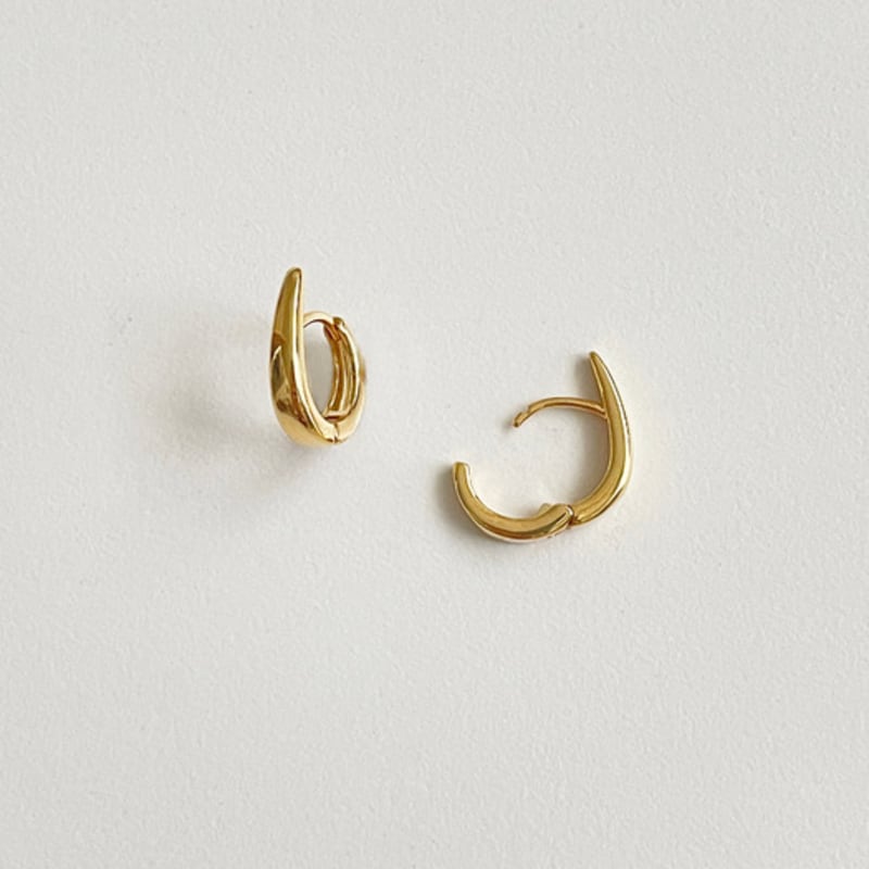 ELYONA ELA 01 Earrings One-Touch Slick Earrings (gold)