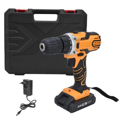 21V Lithium Electric Drill Electric Screw Driver Impact Drill Cordless Power Tool Set