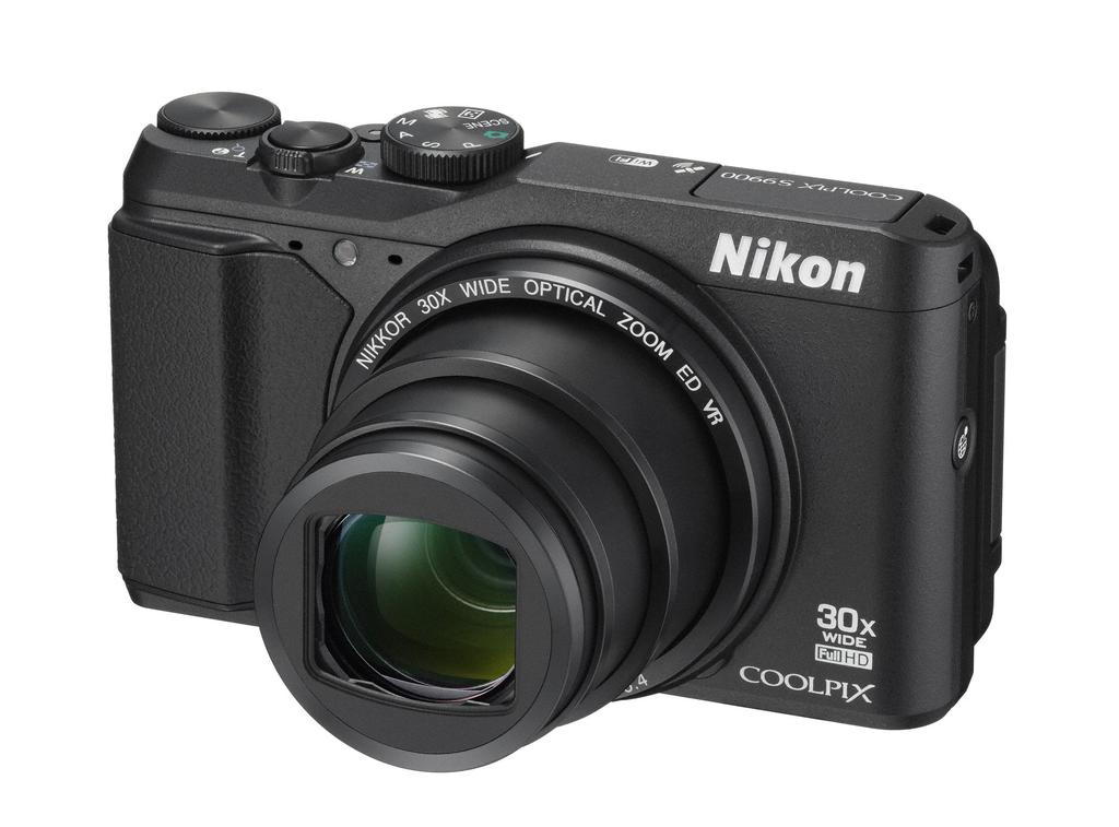 Nikon COOLPIX S9900 Digital 30x Optical Black Camera, Zoom, 16.05 Megapixels, (S9900BK)