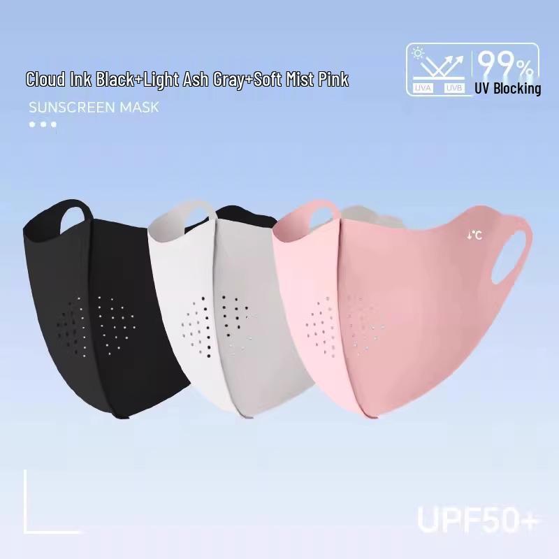 2025 Unisex 3D Ice Silk Sunscreen Mask: High-Value, UV-Protective, Breathable Summer Face Cover