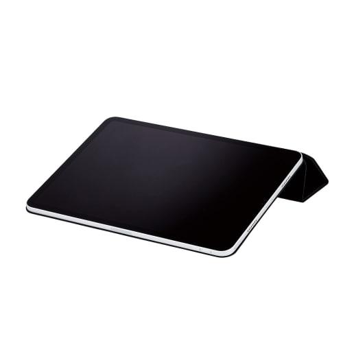 ELECOM iPad Pro 11 4th/3/2nd Generation (2022/2021/2020) Magnetic Case Cover Magnetic Adsorption Soft Leather Material Auto Sleep/Wake Compatible Blac