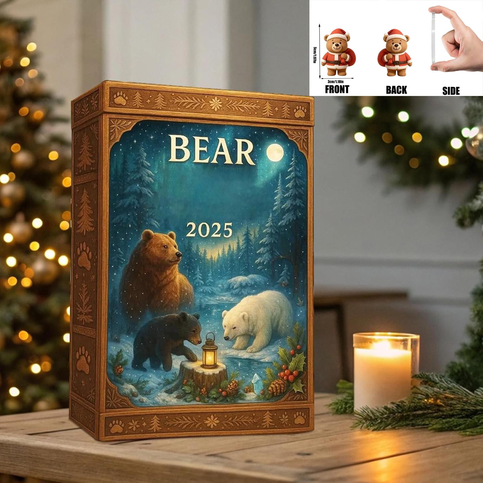 

Mouse Advent Calendar 2025, 24-Day Christmas Countdown With 2d Acrylic Mice Ornaments, Holiday Décor For Families & Collectors One Size