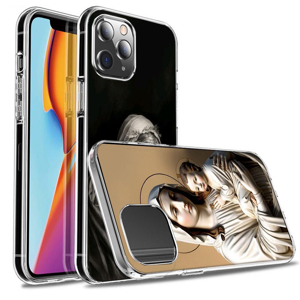 The Virgin Mary and the Baby Phone Case For Iphone 16E 15 Pro 14 Plus 17E 16 17 Pro Max Air 11 12 13 Mini Shockproof Capa Cut