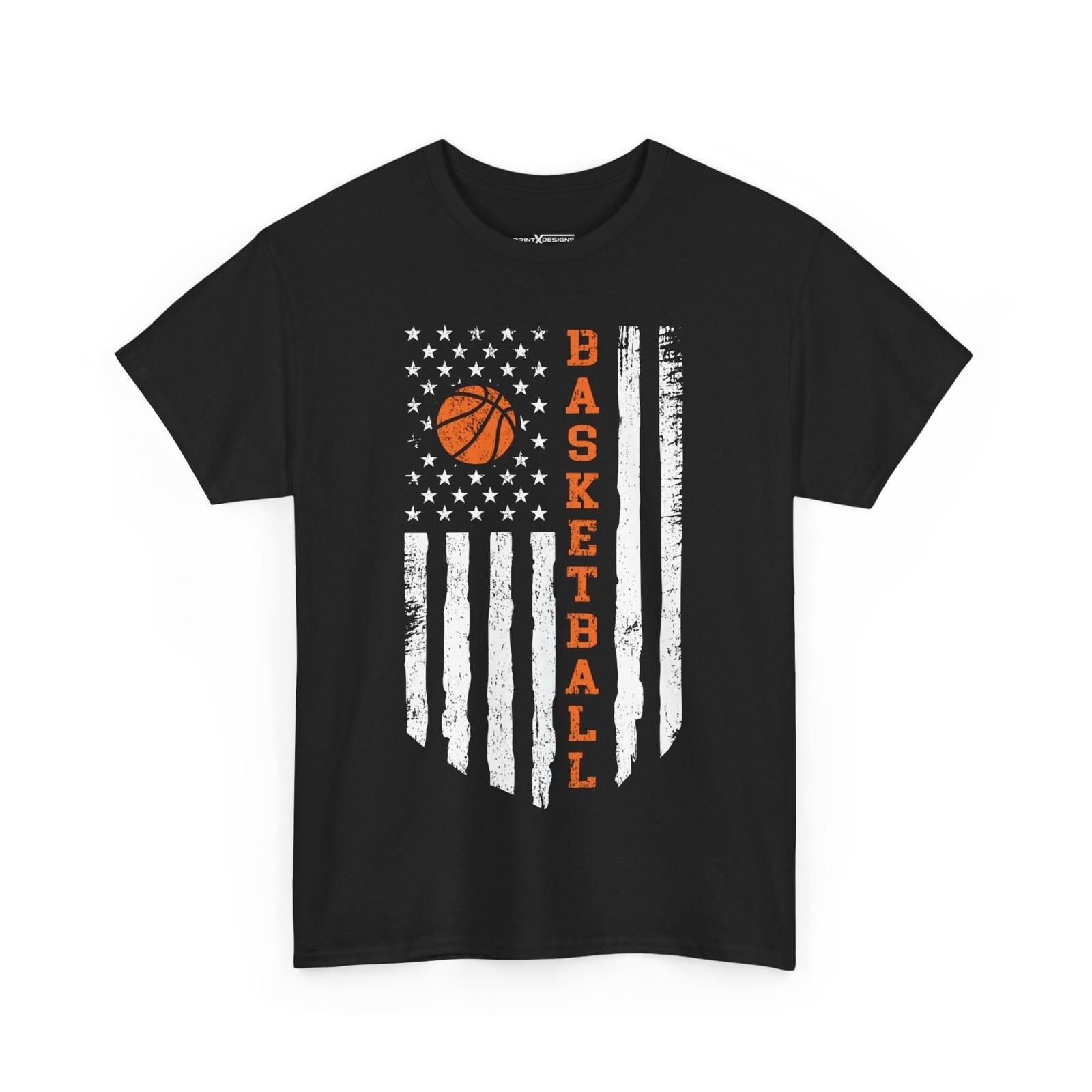 Basketball American Flag Shirt S разноцветный