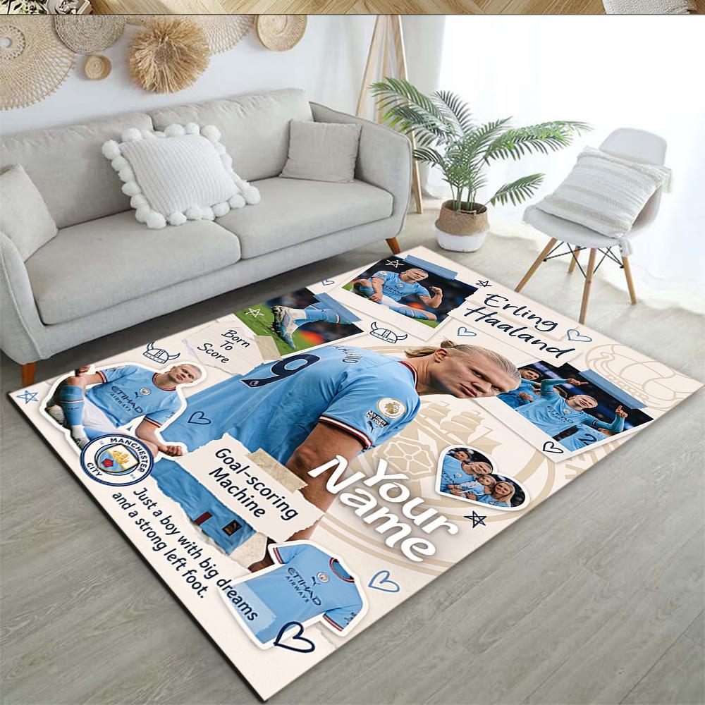 Haaland Customize Your Name Floor Rug Office Rug Perfect For Dining Room Entryway Playrooms Hallway Antislip Carpet Decorate Offices