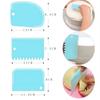 Convenient Adjustable Fondant Spatulas, Cake Edge Smoother, Cream Decorating DIY Bakeware Tableware, Kitchen Cake Tool