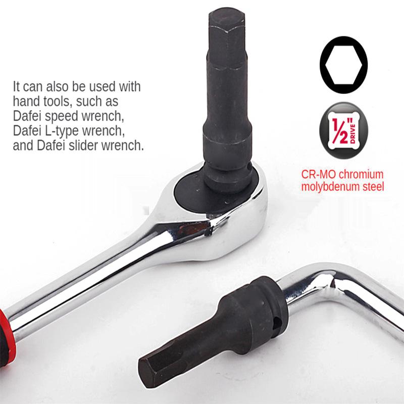 8/10 Sätze Sechskanthülsen in der Sechskanthülse für 1/2 Windgewehre/stachelige Wunden/gebogene Scharniere, manueller Schraubenschlüssel/elektrischer Schraubenschlüssel