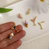 2 Stück Messing-Anhänger 18K Goldbeschichtet Mehrfarbig Emaille Weinglas Eiscreme Anhänger Für DIY Halskette Armband Schmuckherstellung