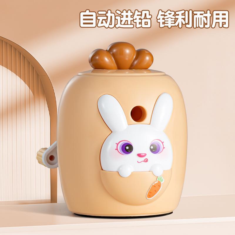 Cute Cartoon Animal Shaped Durable Manual Pencil Sharpener For Kids Students