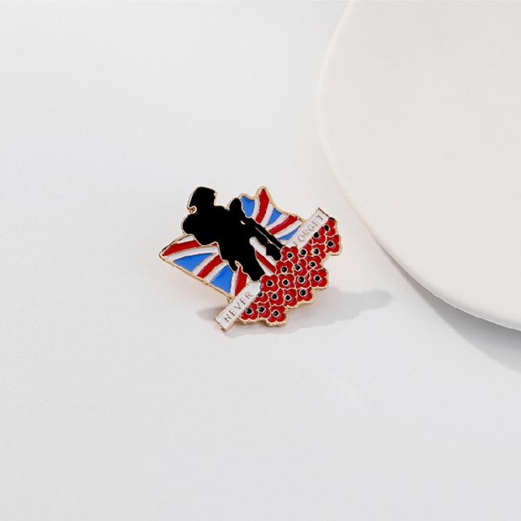 Poppys Lapel Pin Versatile Flower Shape Breastpin Accessory Floral Brooch Pins
