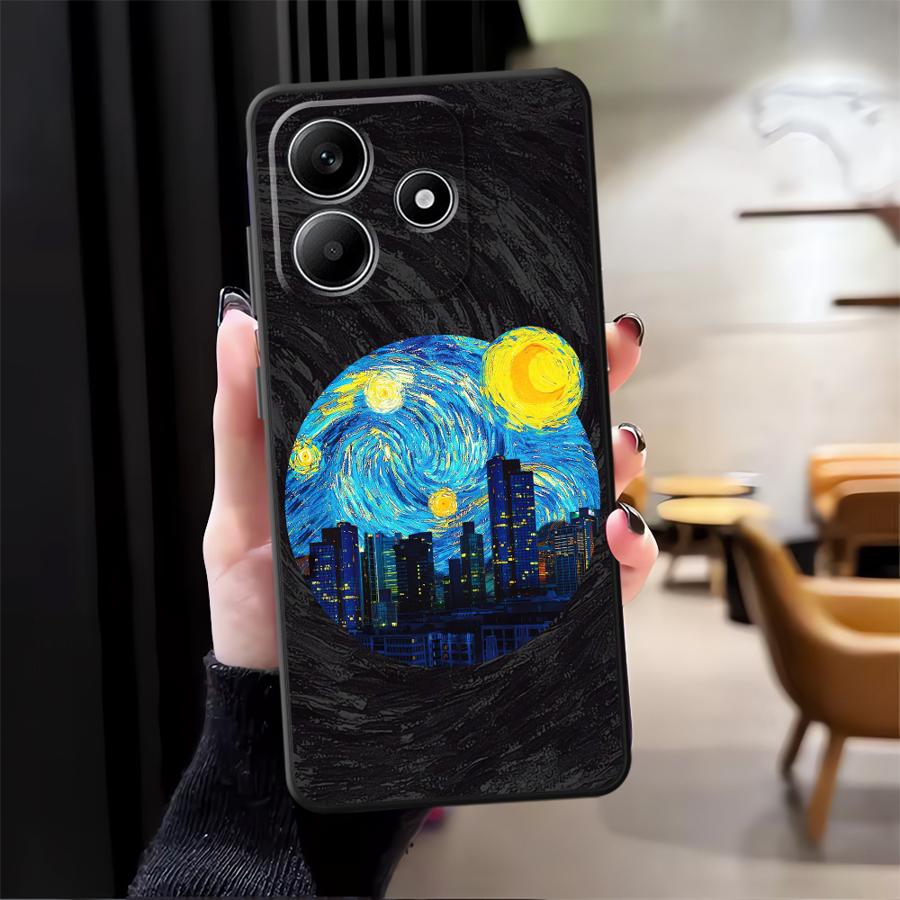 

Phone Cover Case for Xiaomi Redmi Note 14 A3 12 11 12C 13C K80 A1 9 8 7 A4 A5 10 13 Pro Plus 14C A1 A2 K40 Creative City Pattern Redmi 12C