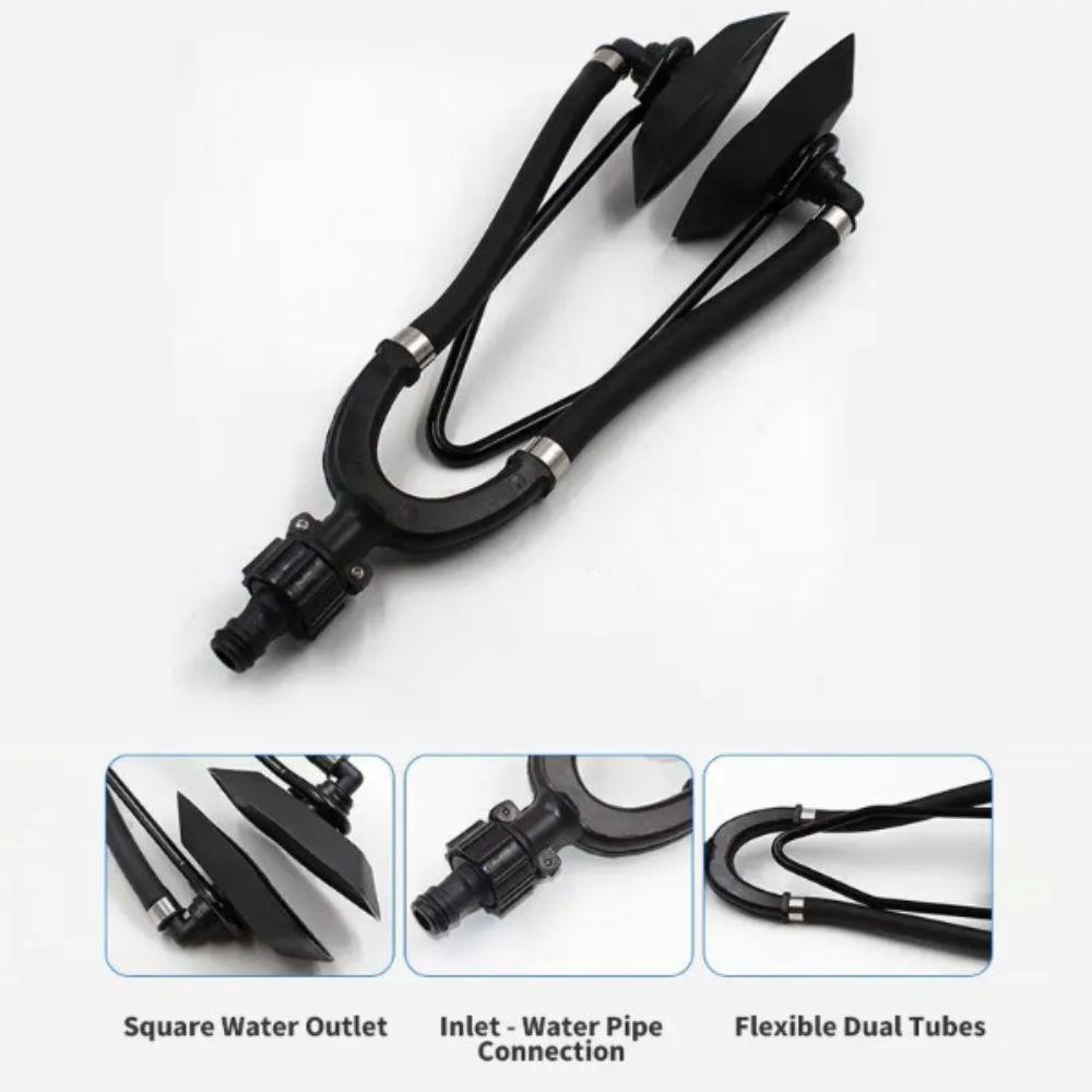 Round Ear Cups Outboard Motor Water Flusher Dual Water Feed Boat Ear Muff  Boat Maintenance