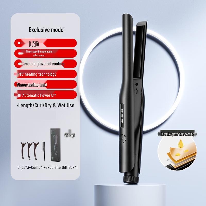 OLOEY Men s Portable Negative Ion Hair Straightener