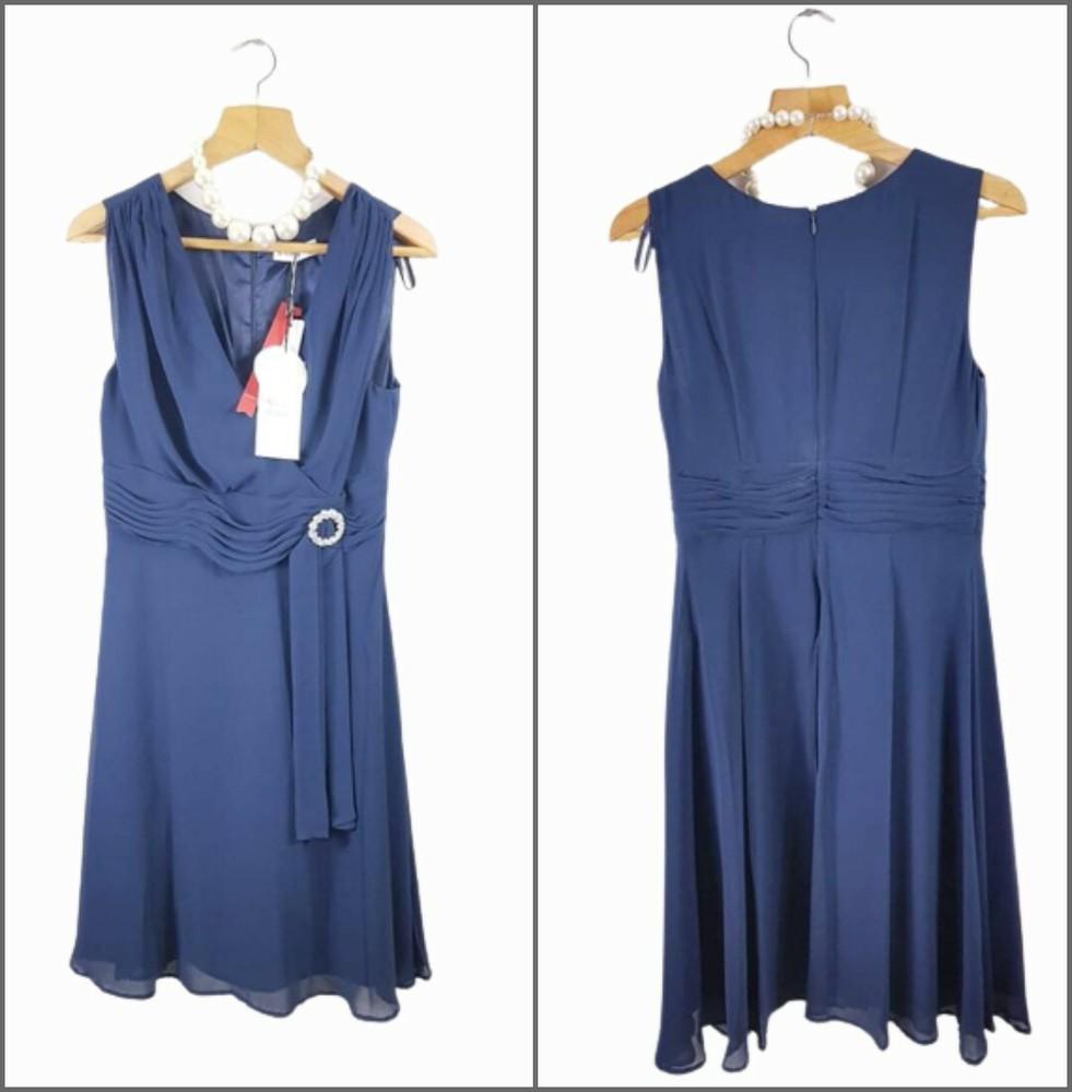 Sheego Womens Sleeveless Blue Maxi Dress Size 14UK New Unisex T-Shirt S