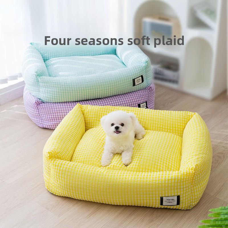Kennel All Seasons Small Dog Teddy Corgi Pet Internet Celebrity Sofa Dog Bed Removable Cat Litter Pet Supplies