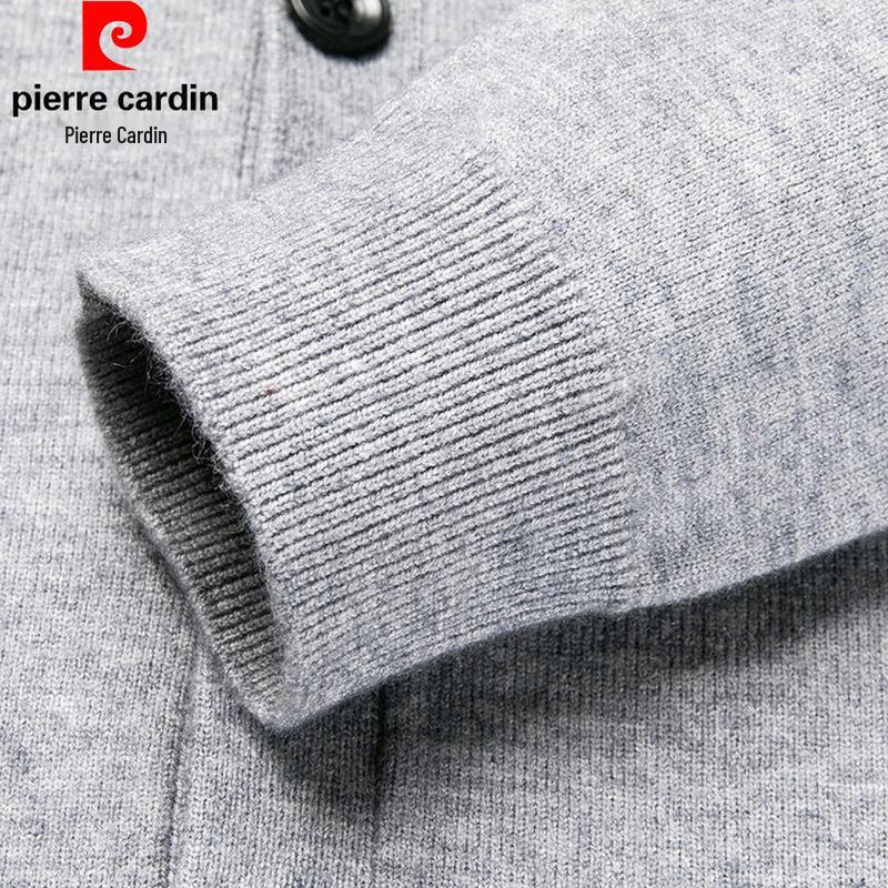 Pierre Cardin Men's Merino Wool Blend V-Neck Cardigan