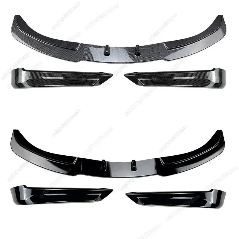 Front Bumper Lip Splitter Diffuser For BMW 3 Series E90 E91 318i 320i 330i 2005-2008 Pre-Facelift ABS Body Kit Tuning Spoiler