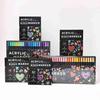 Dual-Tip Stackable Acrylic Markers - Quick-Drying Christmas Greeting Card Pens