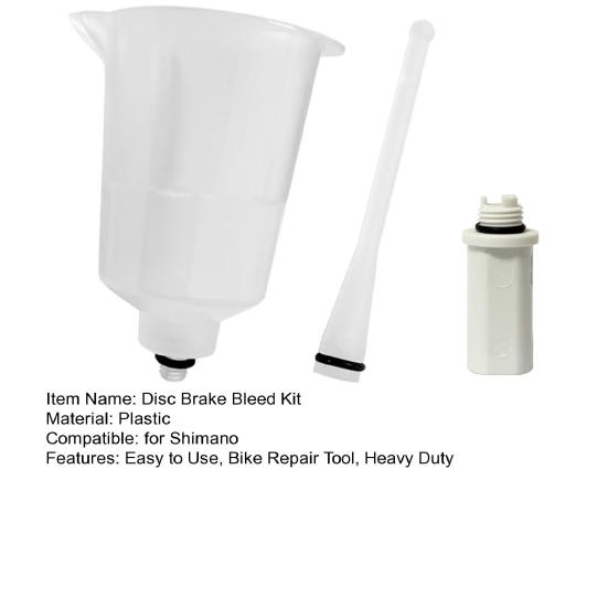 Bicycle Disc Brake Bleed Kit for Shimano Funnel MTB Road Mountain Bike Disk Brake Oil Injector Funnel Adapter Bleeding Tool