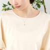 Vendome Necklace K10 White Gold Blue Topaz Shell GJBN052140BT [Official] [VIH Aoyama]