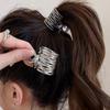 Fashion High Ponytail Clip Metal Hollow Geometric Hair Claw Solid Irregular Long Hair Hairpin Women Hair Accessory Headwear Gift