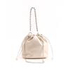 Cuco Drawstring Bag with Ball Chain, 2513111026, Gray (012)