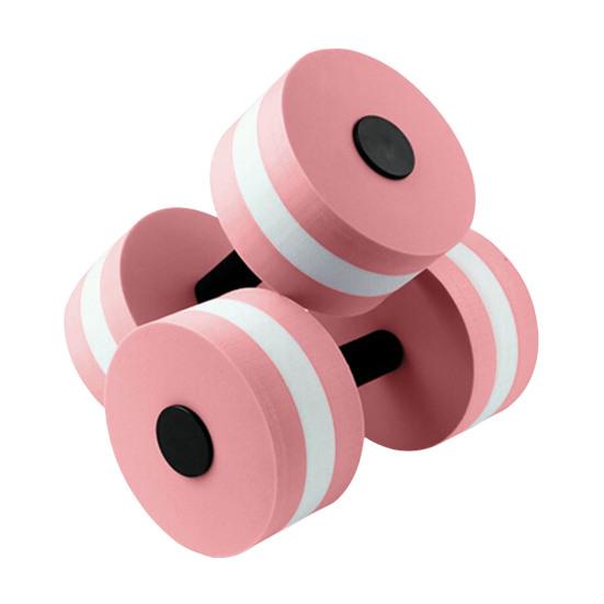 2Pcs Water Dumbbell High Density EVA Foam Pool Weight Women Water Aerobic Weight Loss Floating Exercise Dumbbell Aqua Fitness Barbell
