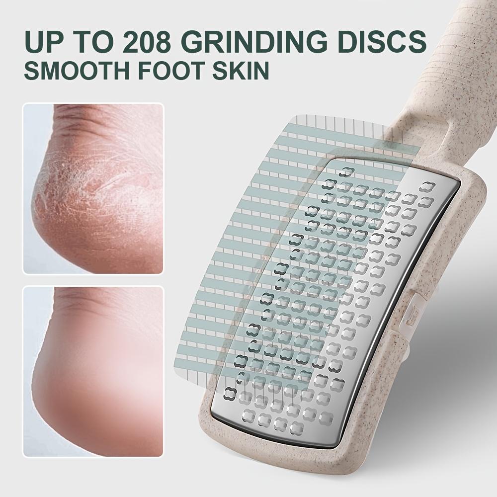 1pc Stainless Steel Pedicure Foot File, Handheld Foot Scrubber, Easy to Remove Callus Dead and Hard Skin for Both Wet and Dry Feet - Foot Care Tool