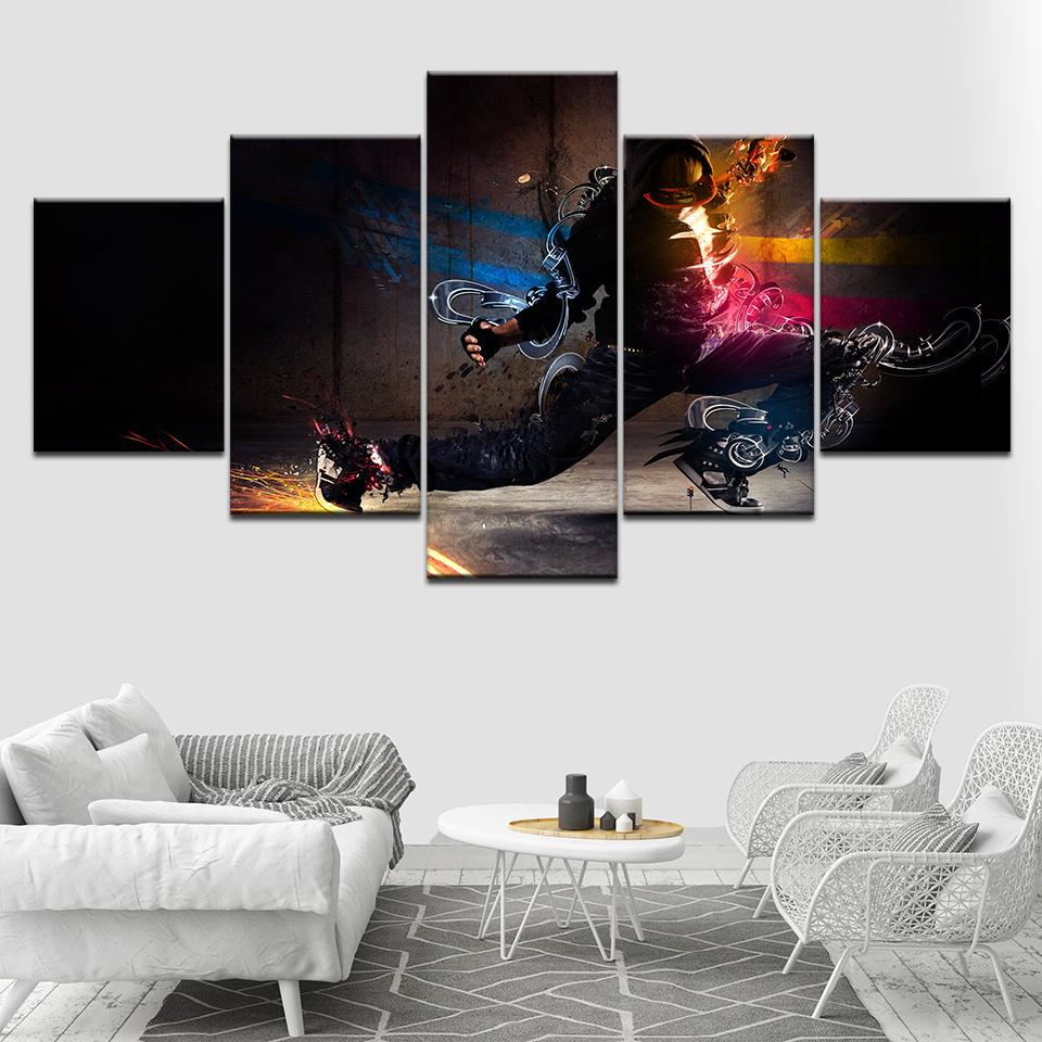 

Modern Poster Modular Hip Hop Male Sneakers 5 Pieces HD Wallpaper Art Canvas Print Art Painting Living Room Home Decoration 20x35 20x45 20x55cm