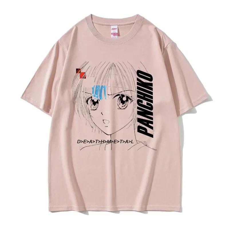 Rock Band Panchiko DEATHMETAL Album Graphic Print Tshirt Unisex Unisex Vintage Casual Tshirts Male Oversized Tees Gothic Streetwear
