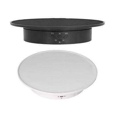 200mm Motorizovaný otočný výstavní stojan Držák 3 rychlosti nastavitelný Napájený USB Šperky Elektrický otočný talíř
