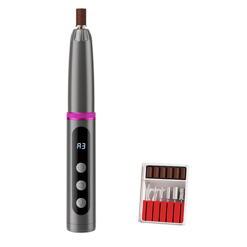 Low Noise Nail Drill Machine Pen-Style Nail Polisher Safe Electric Nail Drill  Home Use