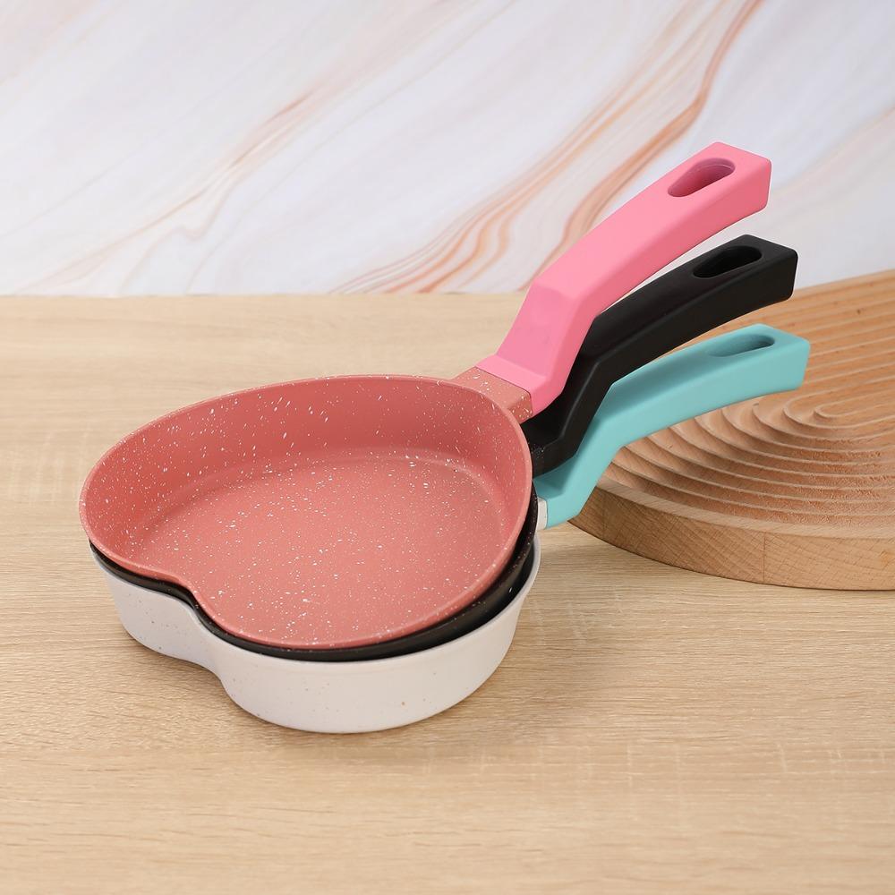 Flat-bottomed Egg Frying Pan Non-stick Hamburger Skillet Household Pancake Pan Kitchenware