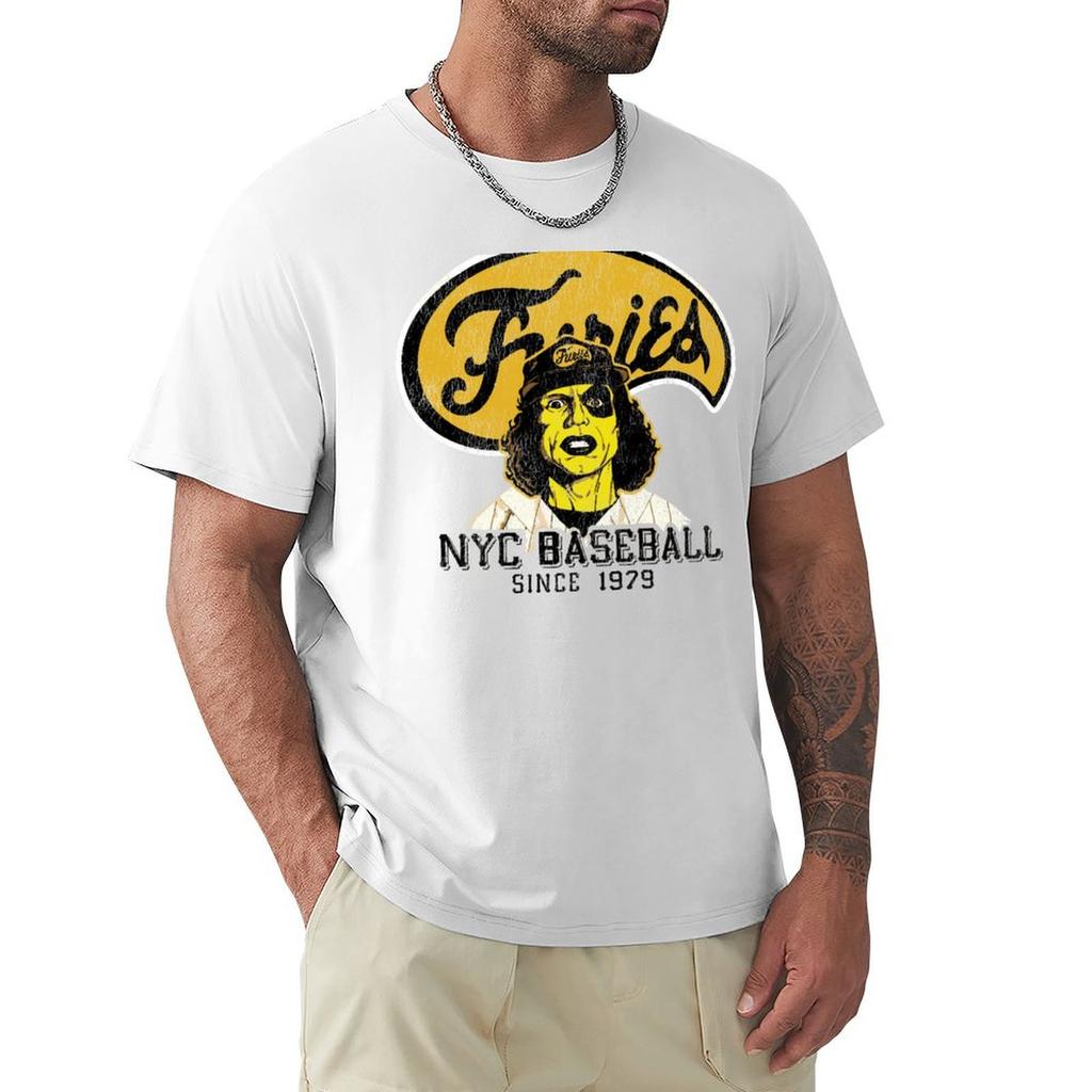 Warriors Baseball Furies Lts Worn TShirt hippie clothes Short sleeve tee anime clothes topping men clothes