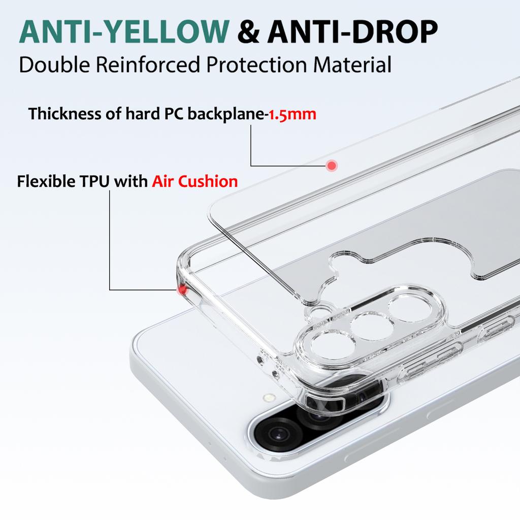 For Samsung Galaxy S26 FE Case Simple Acrylic High Transparency Ultra-Thin Shockproof Cover For Samsung Galaxy S 26 FE Funda