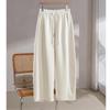 2025 Puyuan Autumn/Winter Silk Cashmere Women's Wide-Leg Pants with Double Pockets