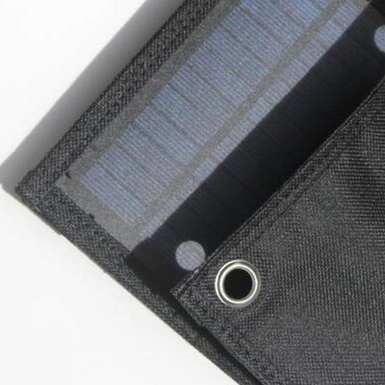 Nabíječka solárních panelů s rozhraním USB Snadno se přenáší Praktický nabíjecí adaptér pro venkovní powerbanku pro telefon