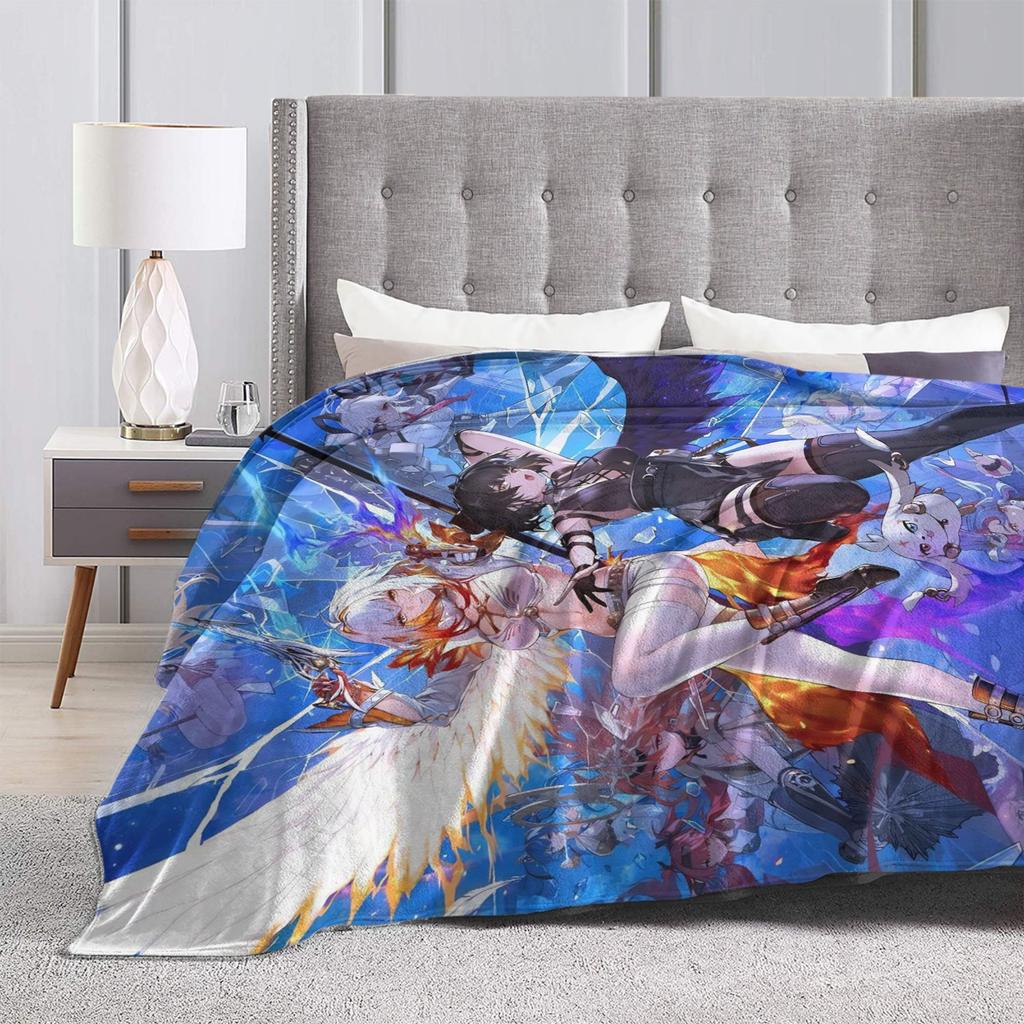 Chisa Wuthering Wave Galbrena Blankets Quality Super Soft  Bedding Throws Spring Travel Outdoor Novelty Bedspread