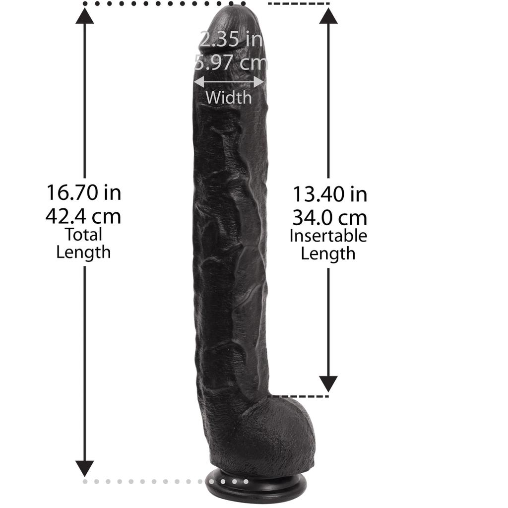 Doc Johnson - Classic Dildo with Testicles and Suction Cup