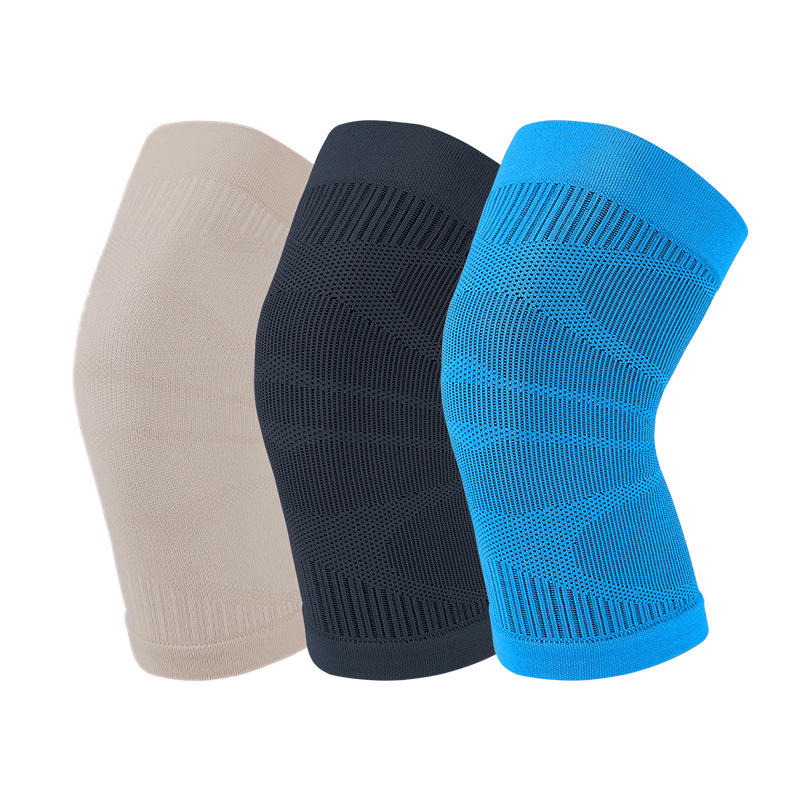 1PCS Adult Compression Knee Support Pads Lengthen Stripe Sport Sleeve Protector Elastic Long Kneepad Brace Volleyball Running