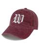 Wig W Ancient Stonewashed Ball Cap - Burgundy