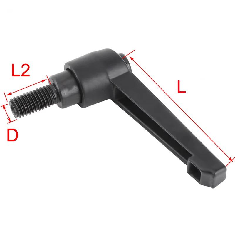 M4 M5 M6 M8 M10 M12 M16 Pârghie de strângere Mașini Mâner reglabil Blocare Filet exterior masculin Buton Oțel aliat