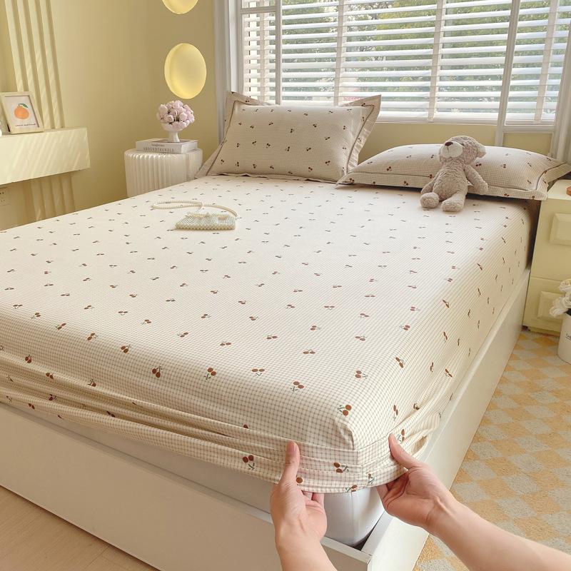 100% Cotton Maternal and Infant Grade Pure Cotton Single-piece Mattress Mattress Protective Cover All-inclusive Bed Sheet Washable Protective Cover