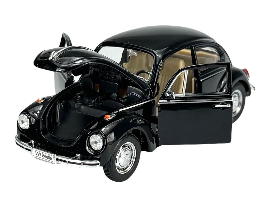 WELLY VW VOLKSWAGEN BEETLE BLACK 1:24 22436