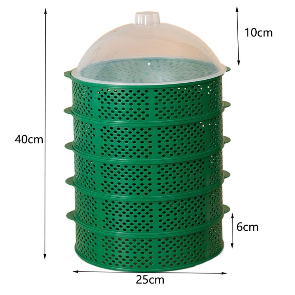 Plastic Dish Cover Stackable Food Protection Box Household Multilayer Vegetable Cover  Leftover