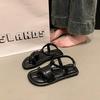 Fashion Indoor Thick Shoe Round Toe Open Home House Flip Flops Flat Soft Sandals Shoes for Women Woman Slippers Bathroom Slides 2025