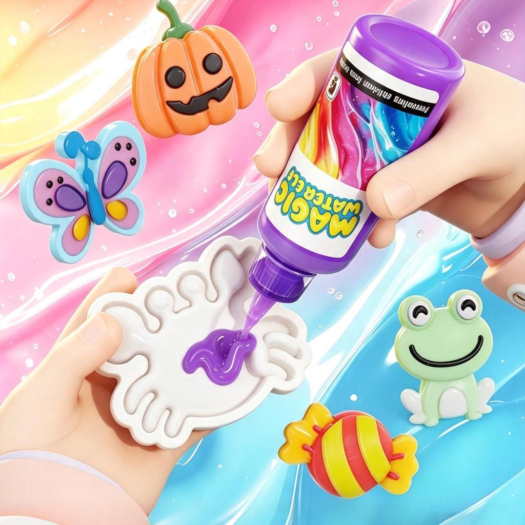 Magic Water Sprite DIY Hydrogel Set: Handmade Watercolor Doodle Toy