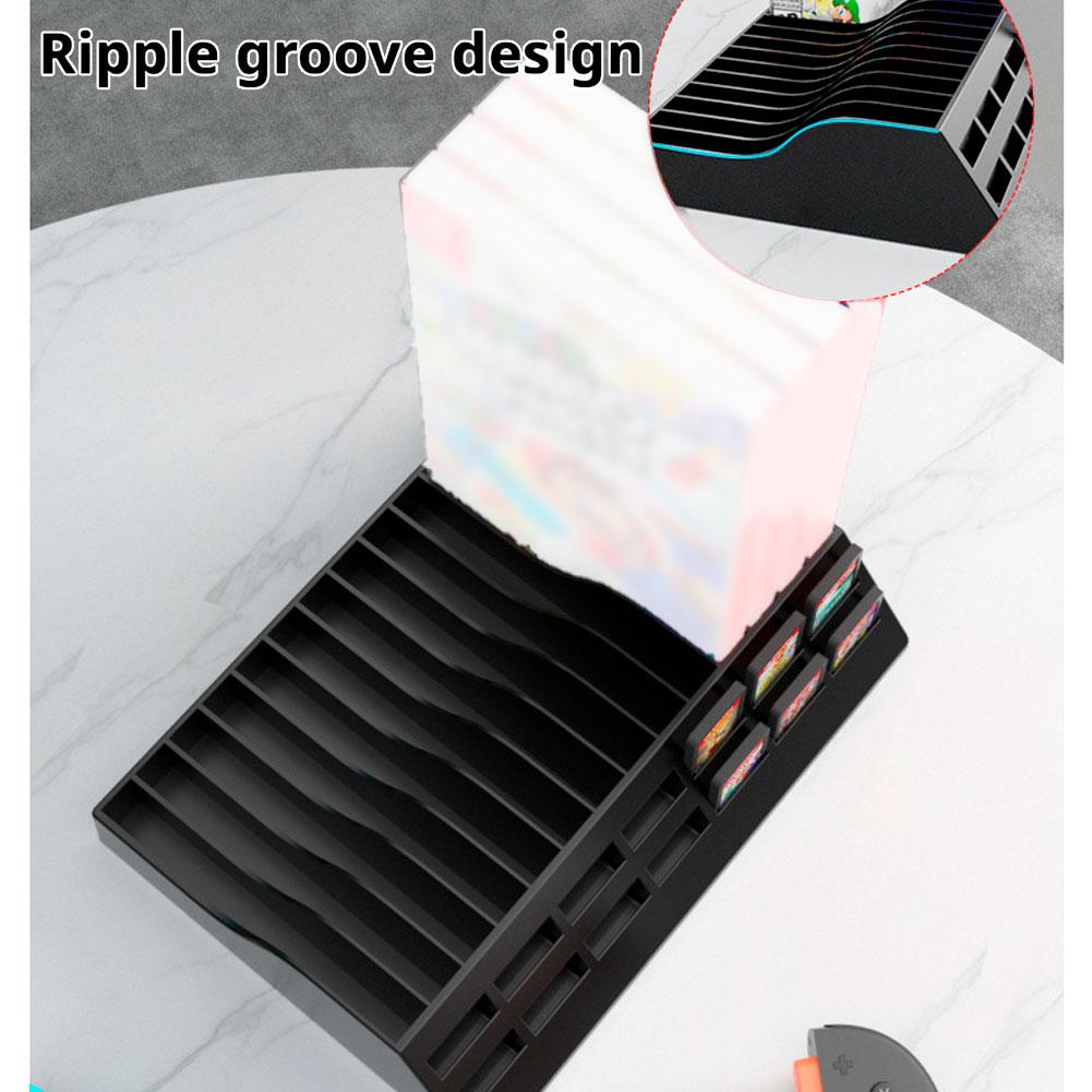 Game Disc Storage Bracketfor Switch Oled Cassette Storage Rack Stand Desktop Game Card Box Holder For Ns Accessories