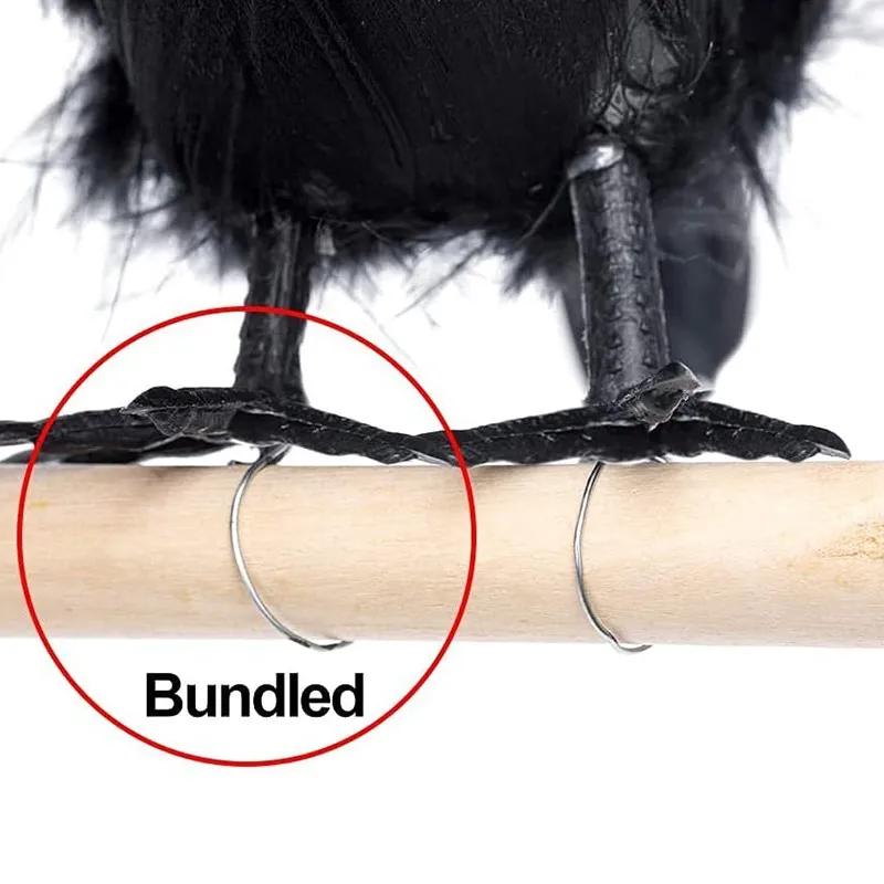 2025 Schwarzer Rabe Tierfigur Vogel Jagd Lockvogel Dekoration Für Party Rabe Requisite Gruselige Zubehör Halloween Dekorationen Für Zuhause